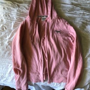 PINK pink zip up